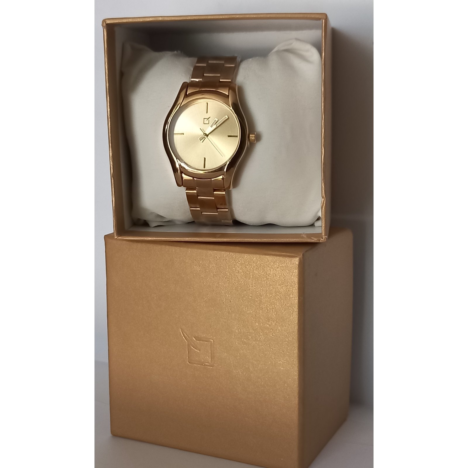 RELOJ YAMBAL DAMA - BAÑADO EN ORO